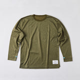 【オンライン限定】BLUE BOTTLE COFFEE × The Inoue Brothers... カットソー ロングスリーブシャツ(カーキ)